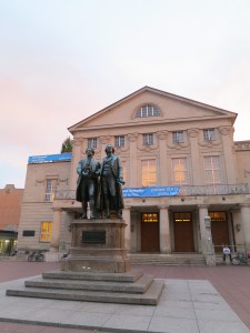 Goethe and Schiller, Weimar, Germany